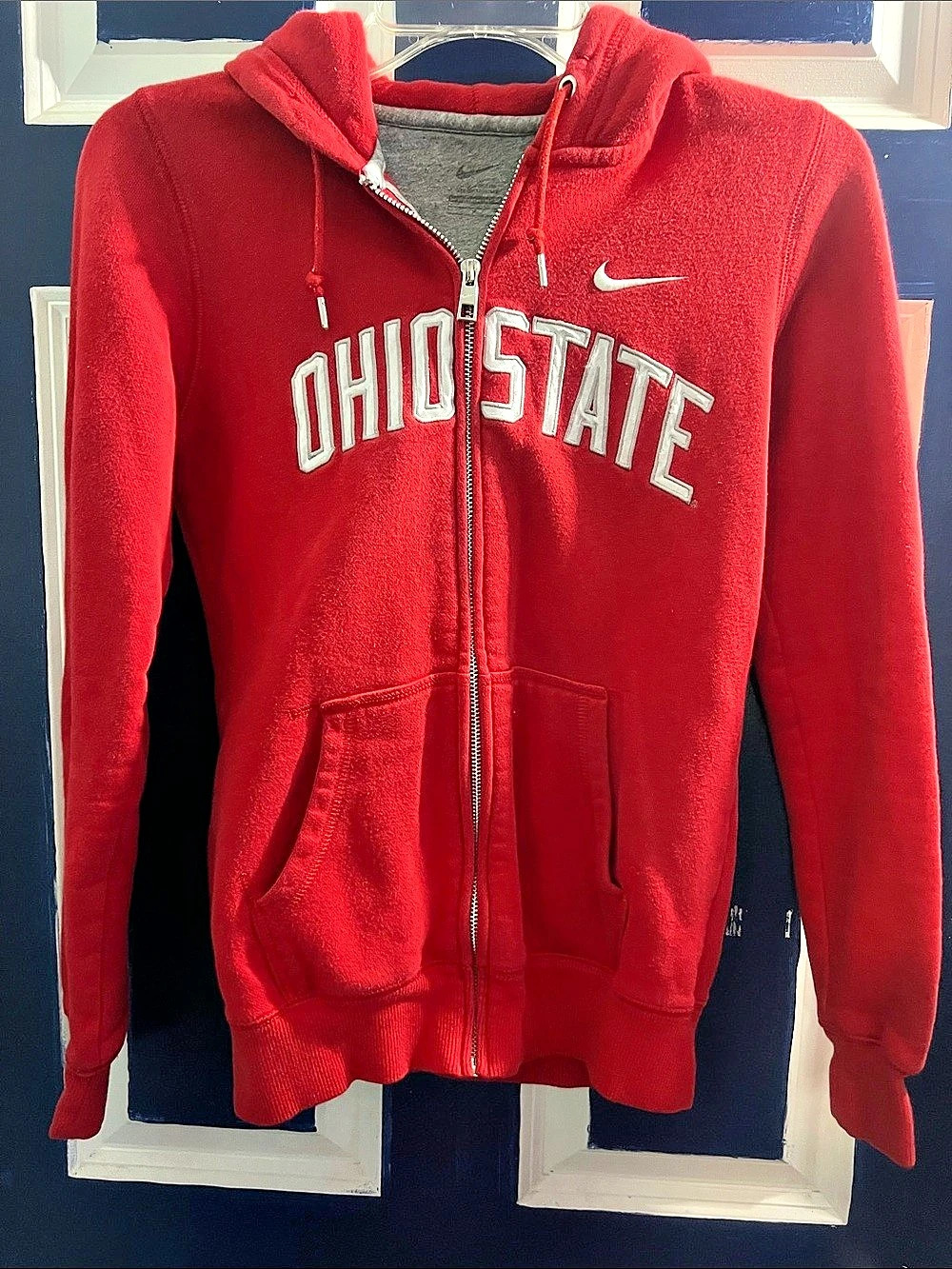 Nike Ohio State Buckeyes Full-Zip Hoodie Red